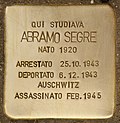 Stolperstein_für_Abramo_Segre_(Torino)