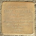 Stolperstein_für_Leone_Sinigaglia_(Torino)